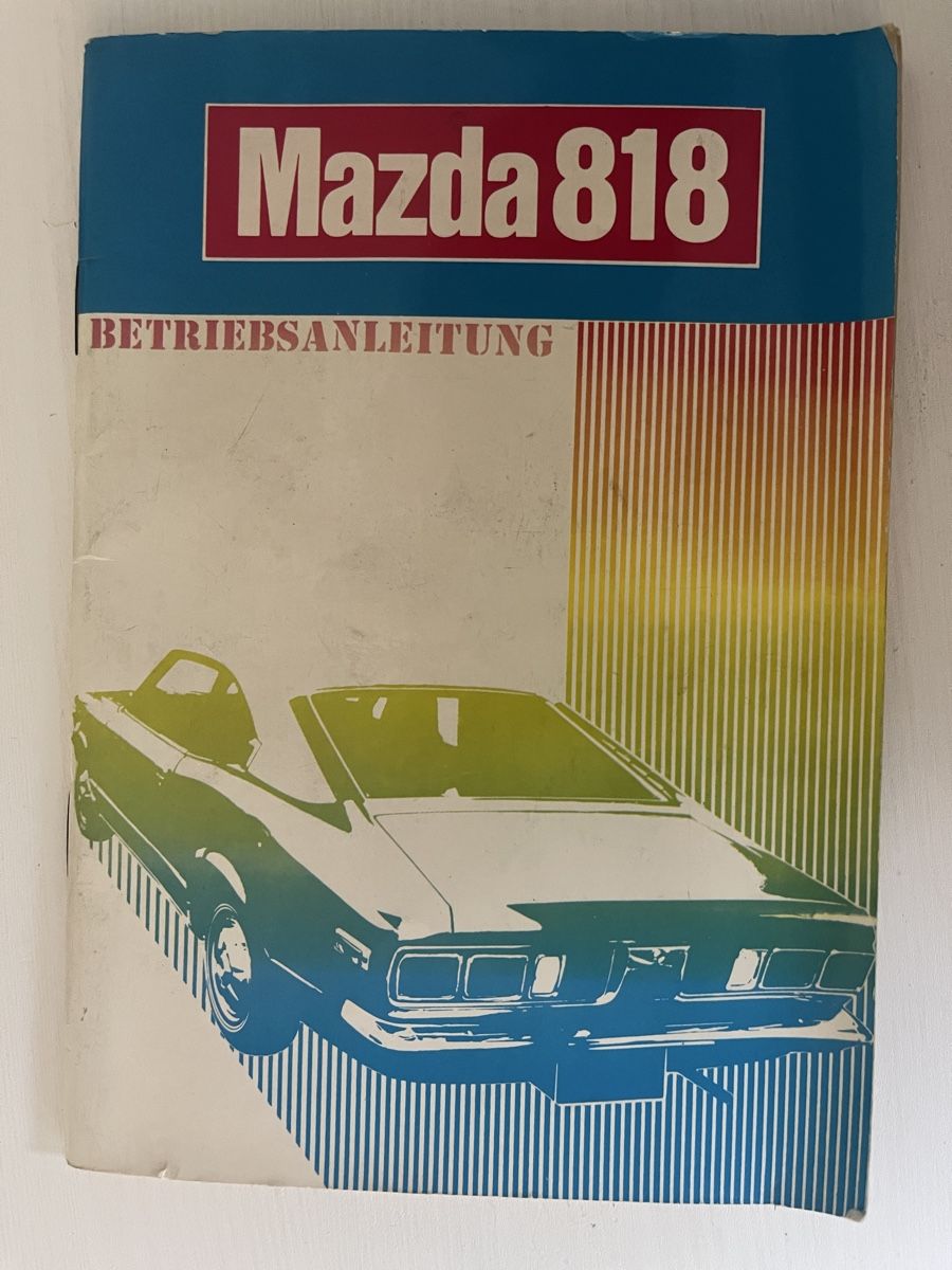 Libri: Mazda 818 Betriebsanleitung – Usato da Wettingen venduto da Marmumi
