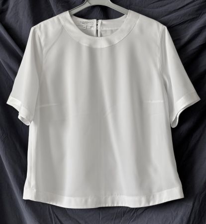 Kurzarm-Shirt weiss (Katharina v. Braun), Grösse 44