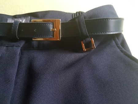 Pantalon bleu marin - ceinture taille 40 marque LineaV