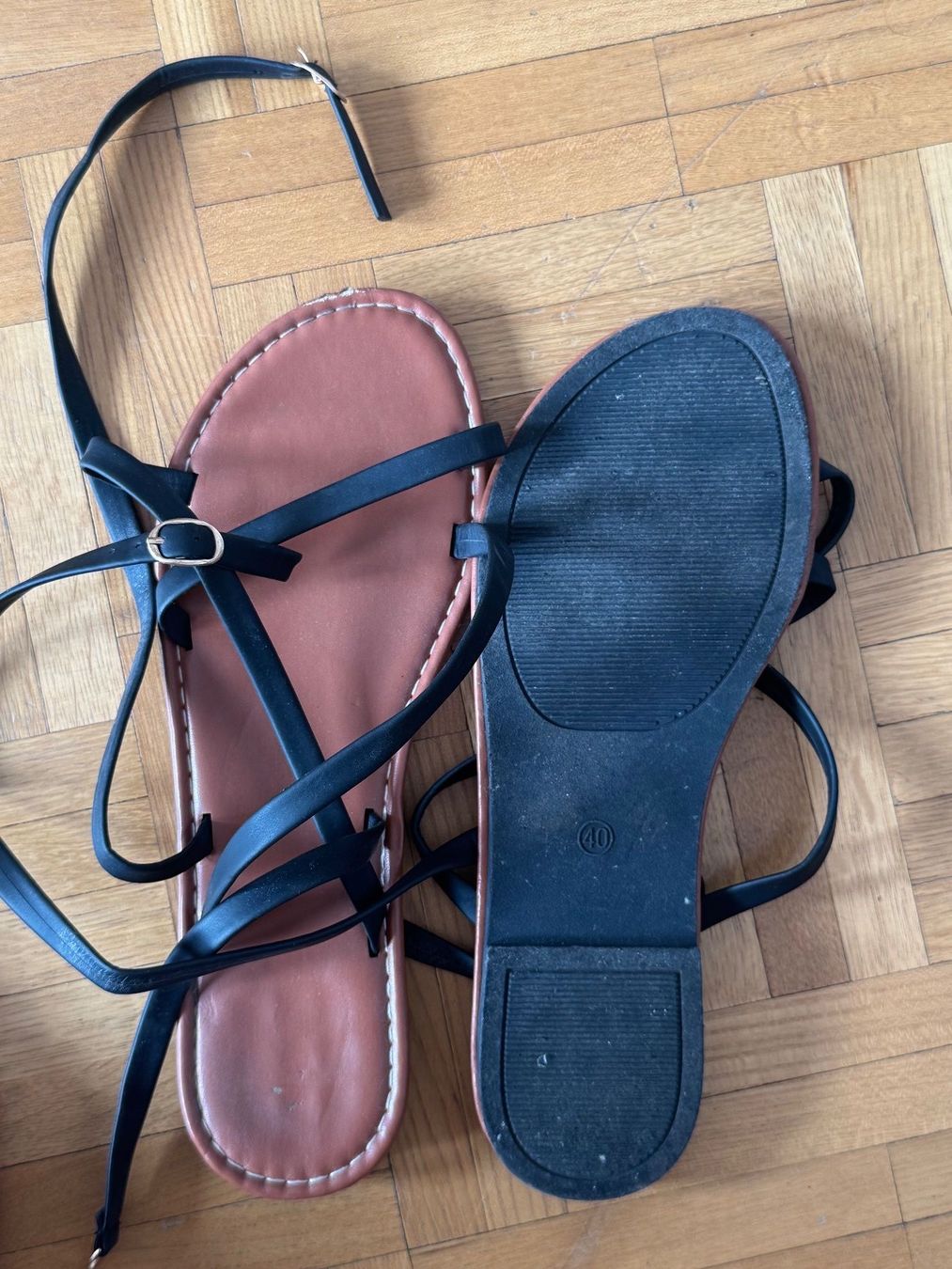 Scarpe da donna: Sandales noires – Nuovo (secondo la descrizione) da Montreux venduto da Iza_81199 3