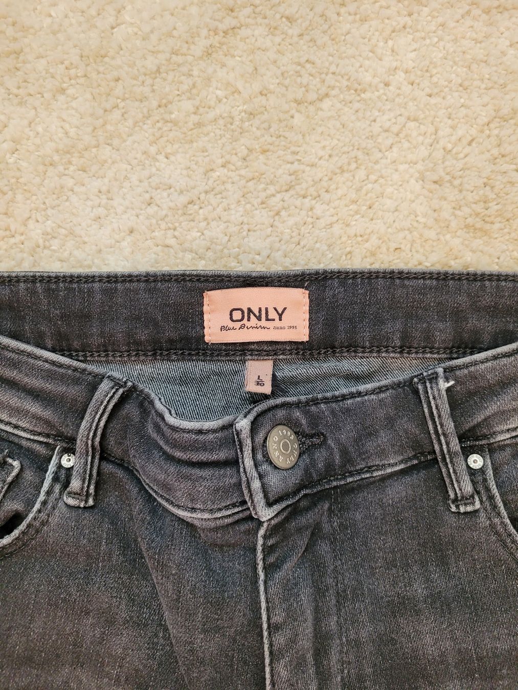 Only Jeans: ONLY Jeans Grau/schwarz Destroyed Look – Nuovo (secondo la descrizione) da Bennau venduto da Moonshine_68 1
