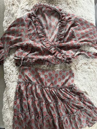 Bohoo Fashion Set gemustert 