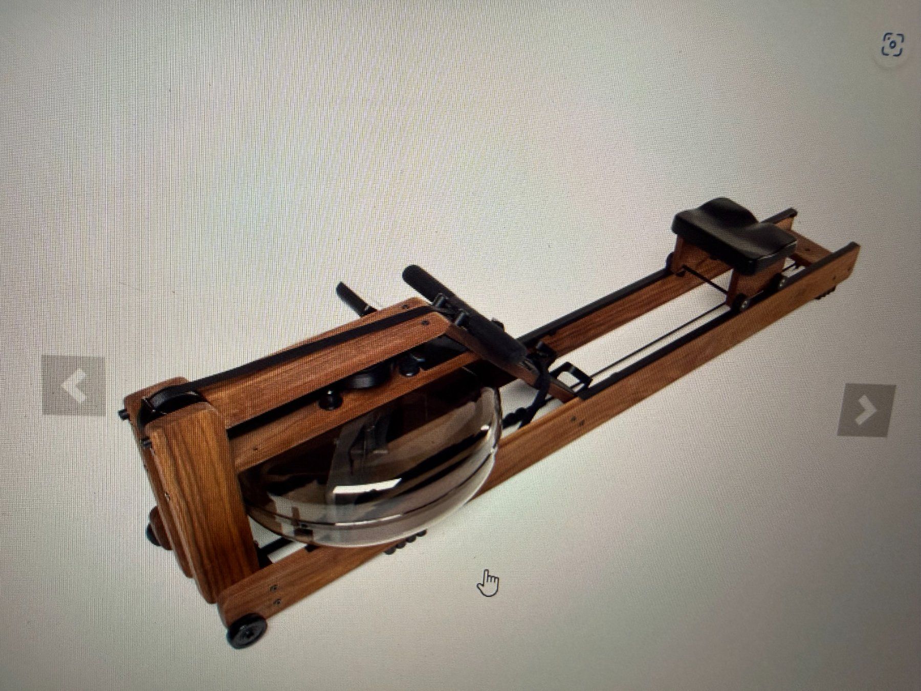 WaterRower Hometrainer: Rudergerät:  Waterrover Nussbaum – Usato da Unterstammheim venduto da nemito11