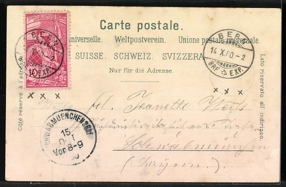 Cartes postales: Litho Bern, Bahnhof, Adrian v. Bubenberg – D'occasion à Berlin par bartko-reher 1