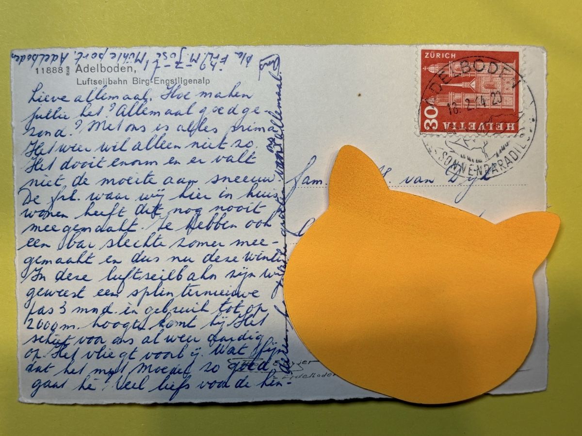 Cartoline postali: AK von Luftseilbahn bei Adelboden – Usato da Rümlang venduto da Kartenpost1 1