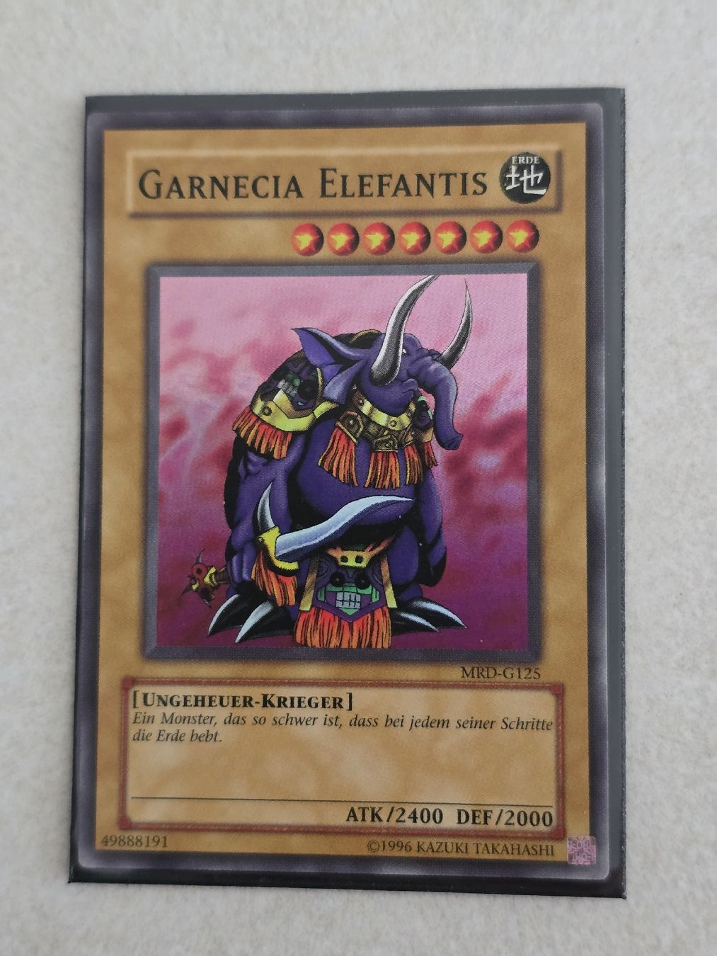 Yugioh Carte collezionabili: Yu-Gi-Oh! Garnecia Elefantis MRD-G125 – Nuovo (secondo la descrizione) da Füllinsdorf venduto da master_mind