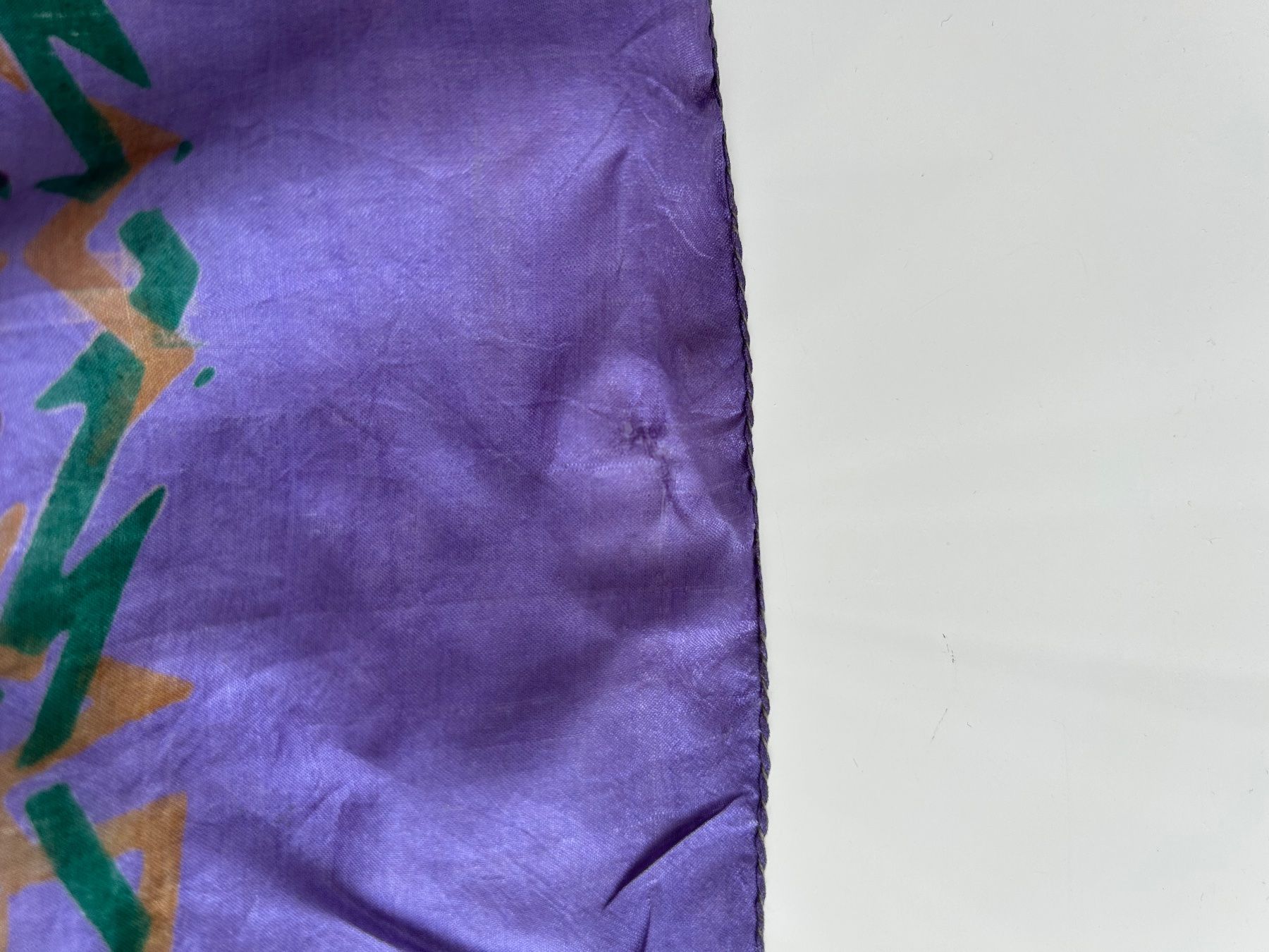 Foulards & écharpes: Scarf purple patterned silk blend good condition – D'occasion à Saland par ele_vc96 4