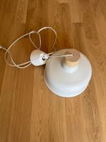 IKEA BUNKEFLO Hängeleuchte weiss/Birke 36 cm – Pendelleuchte