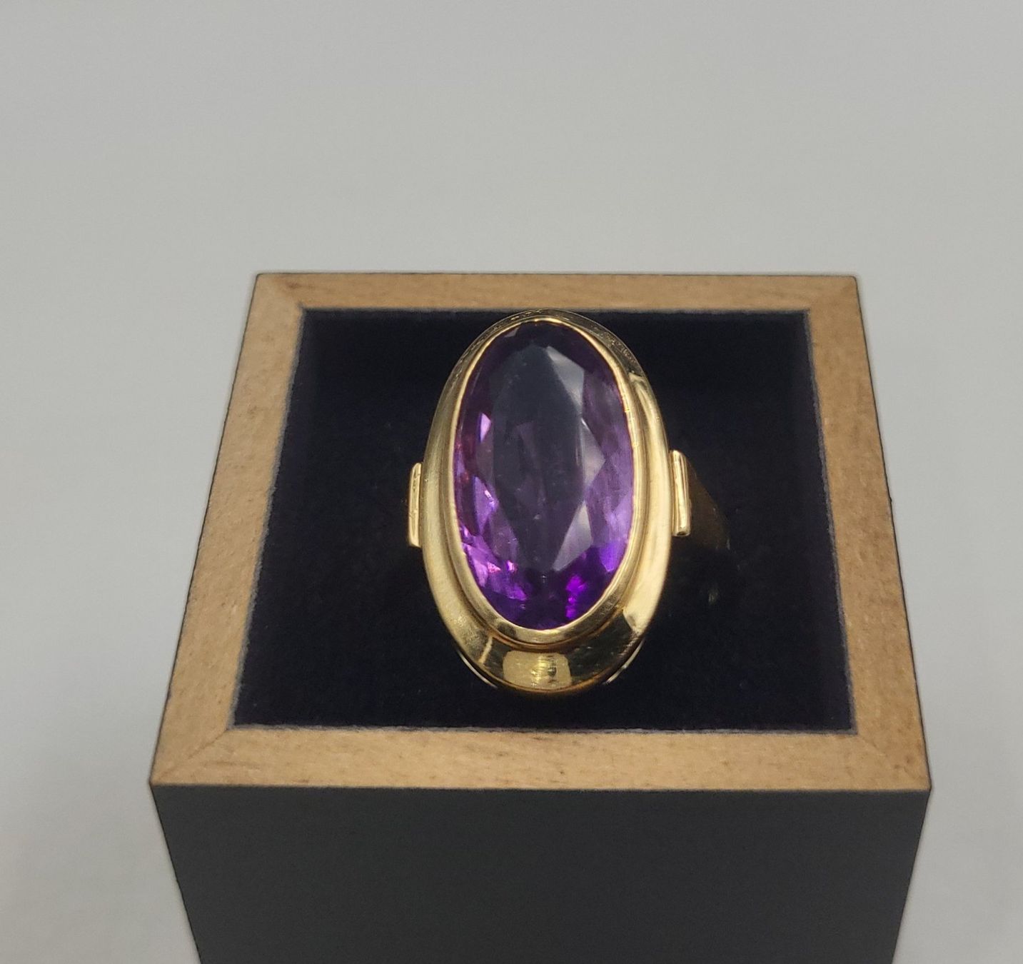 Anelli: 18 Karat 750 Gold Ring Mit Amethyst – Usato da Wald ZH venduto da Dasilver 6