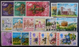 Bermuda British Lot mit alten Werten IX
