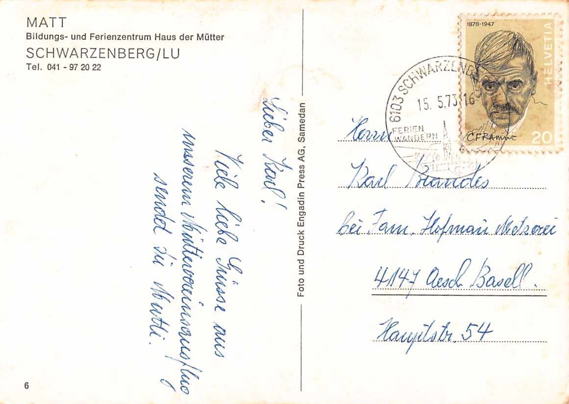 Cartes postales: alte Ansichtskarte aus Archiv: DEUTSCHSCHWEIZ - ab 1.-- – D'occasion à Winterthur par SchatzchischtliWinti 1