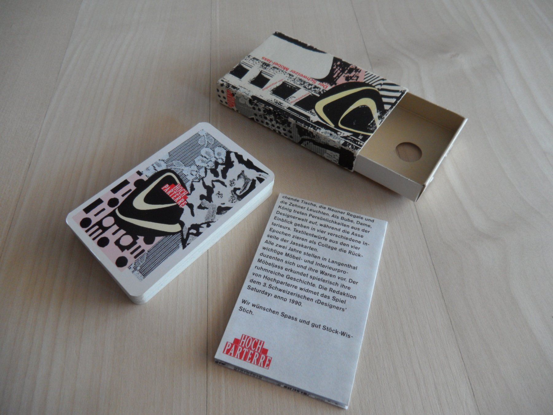 Jeux: Schweizer Möbel Jass Hochparterre 1990 Design vintage – D'occasion à Bern par Ono99