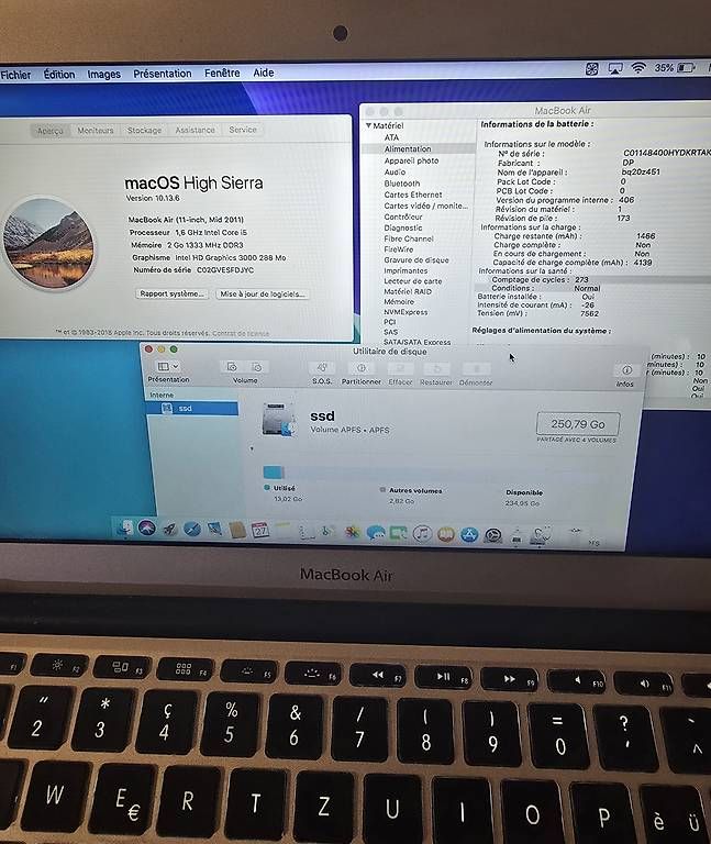 Apple Notebook: Lot 5x MacBook Air 11" – Usato da Renens VD venduto da MTD2211 8