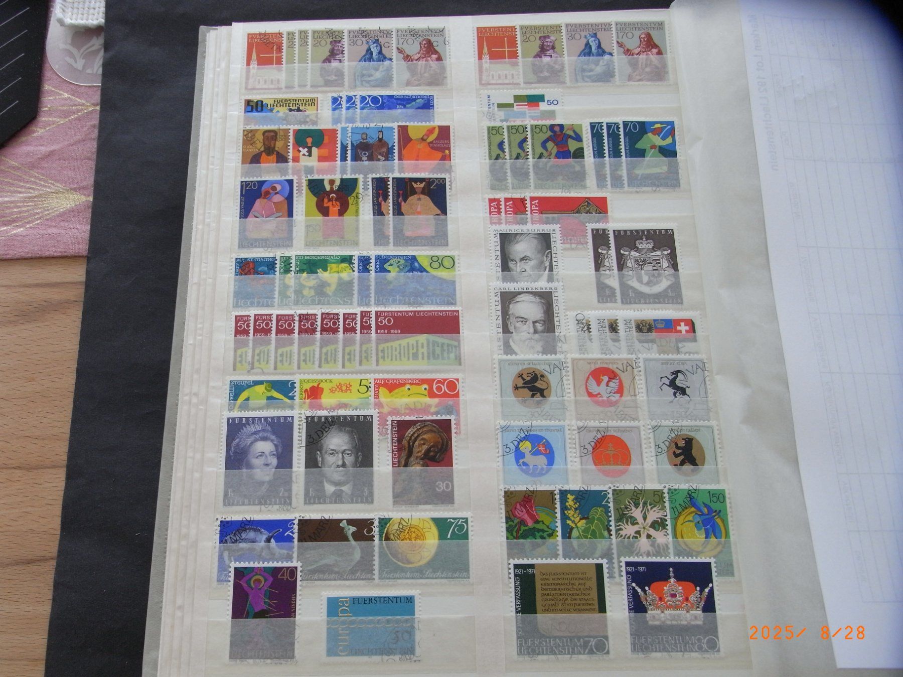 Tutti i francobolli: ab 1966 gest. (meist FDC) + ** 6 Seiten – Usato da Ittigen venduto da shetland