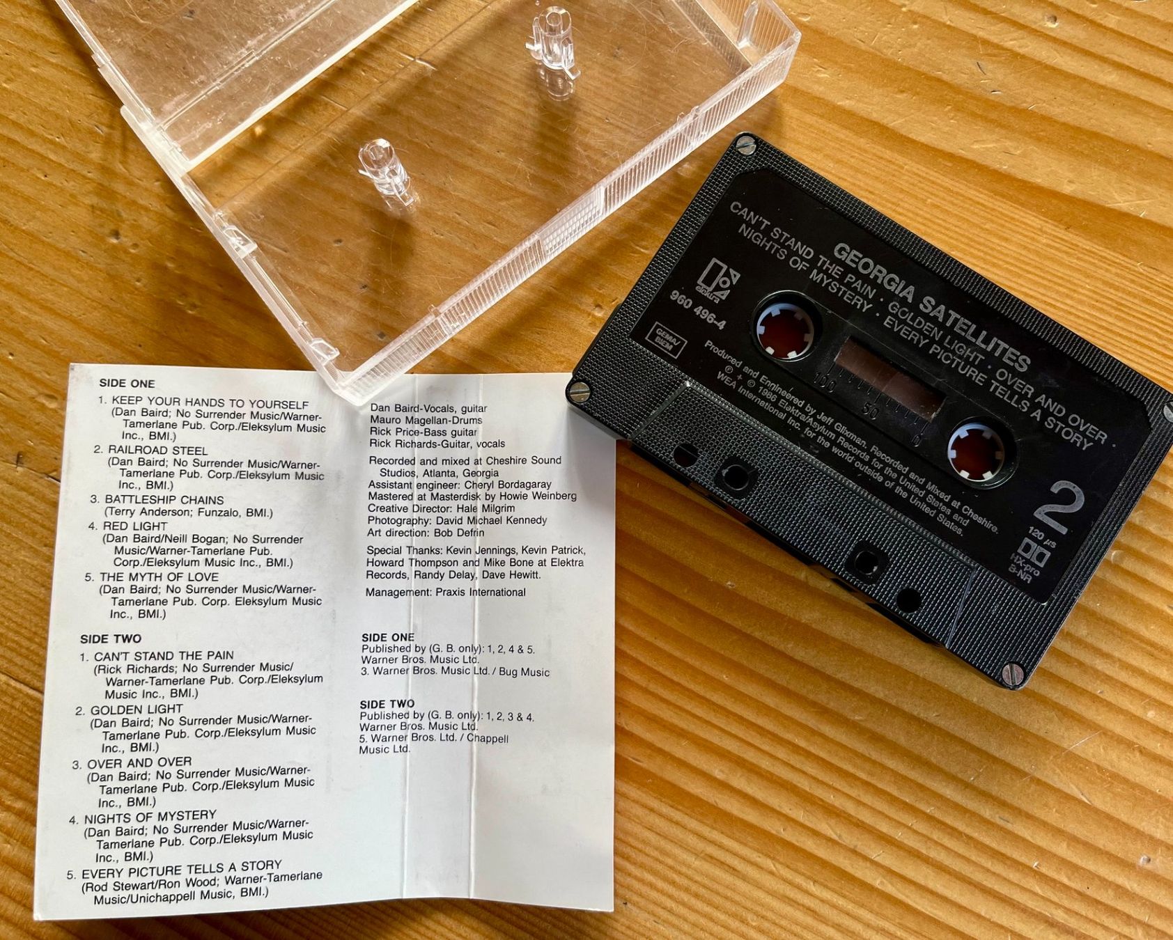 Musicassette: Georgia Satellites – same – Usato da Gelterkinden venduto da RoxyRock 4