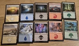 Kamigawa Neon Dynasty Classic Land Set (EN) - MTG Magic