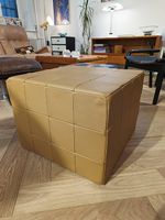 De Sede Leder hocker vintage Design patchwork 70er