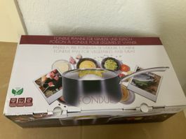 Nouvel Fondue Pfanne für Fleisch und Gemüse neuwertig