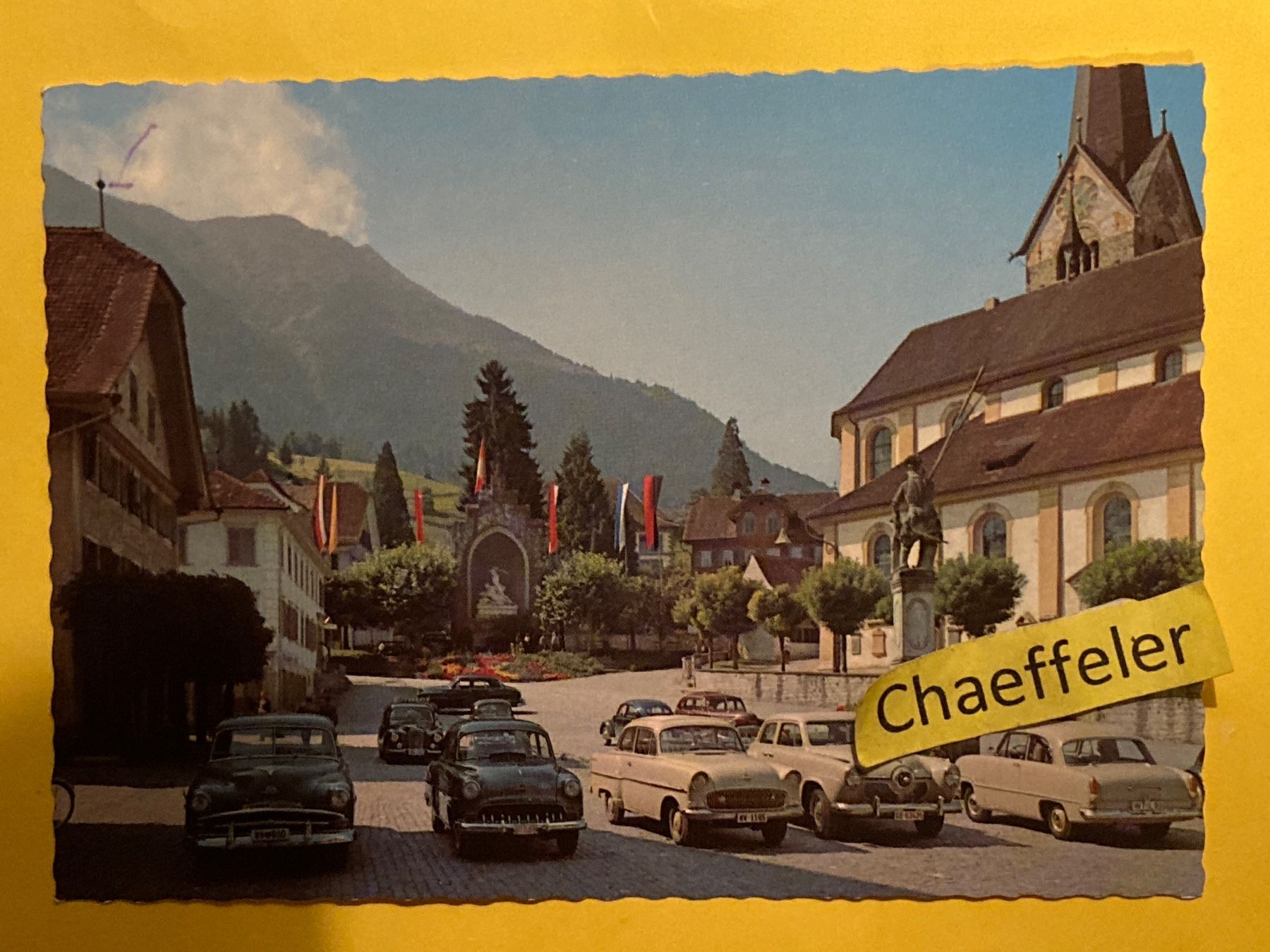 Cartes postales: Stans, Dorfplatz – D'occasion à Zürich par Chaeffeler