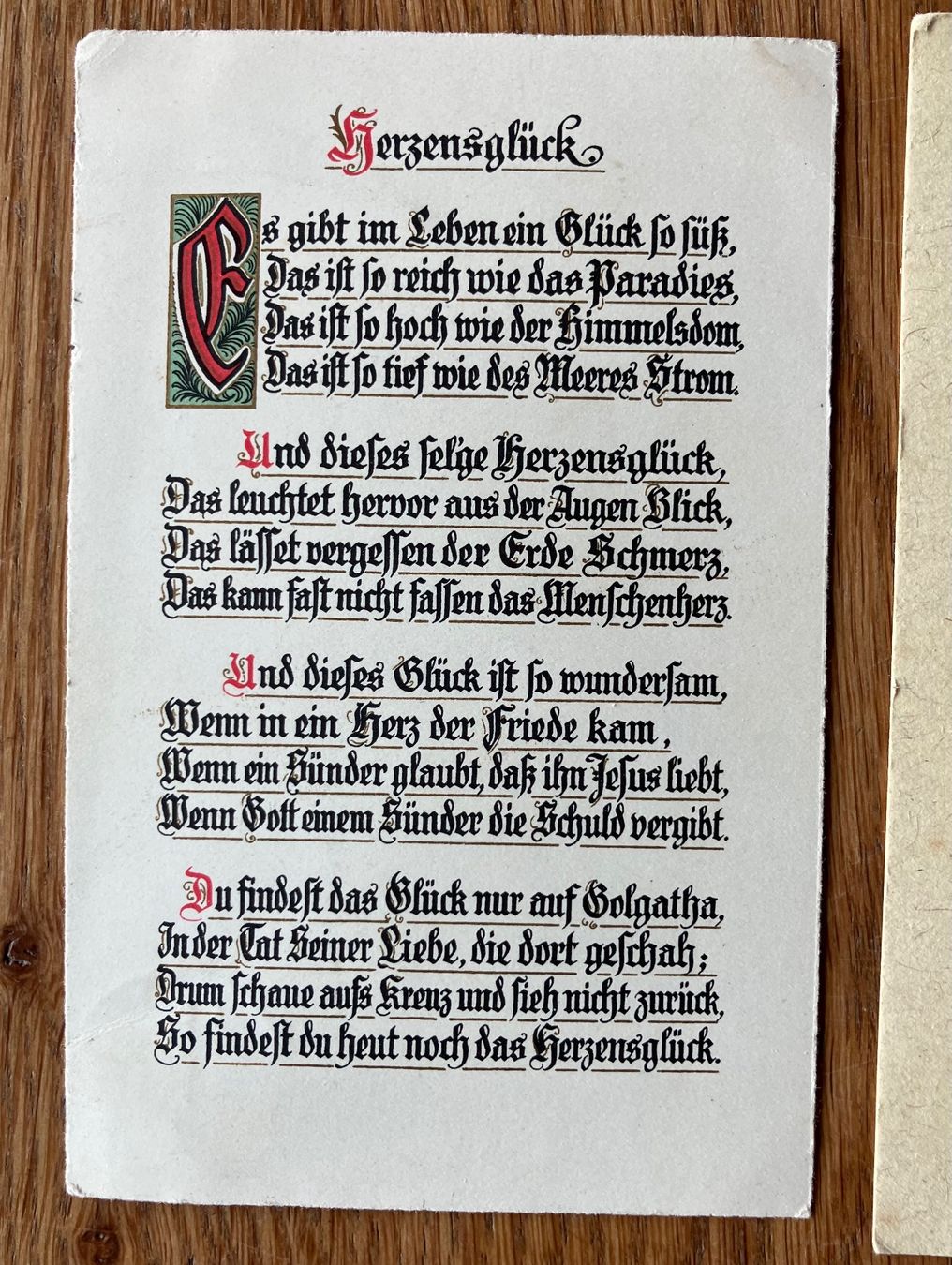 Cartes postales: Ansichtskarte Gott Bibel – D'occasion à Waldstatt par breitaxt 2