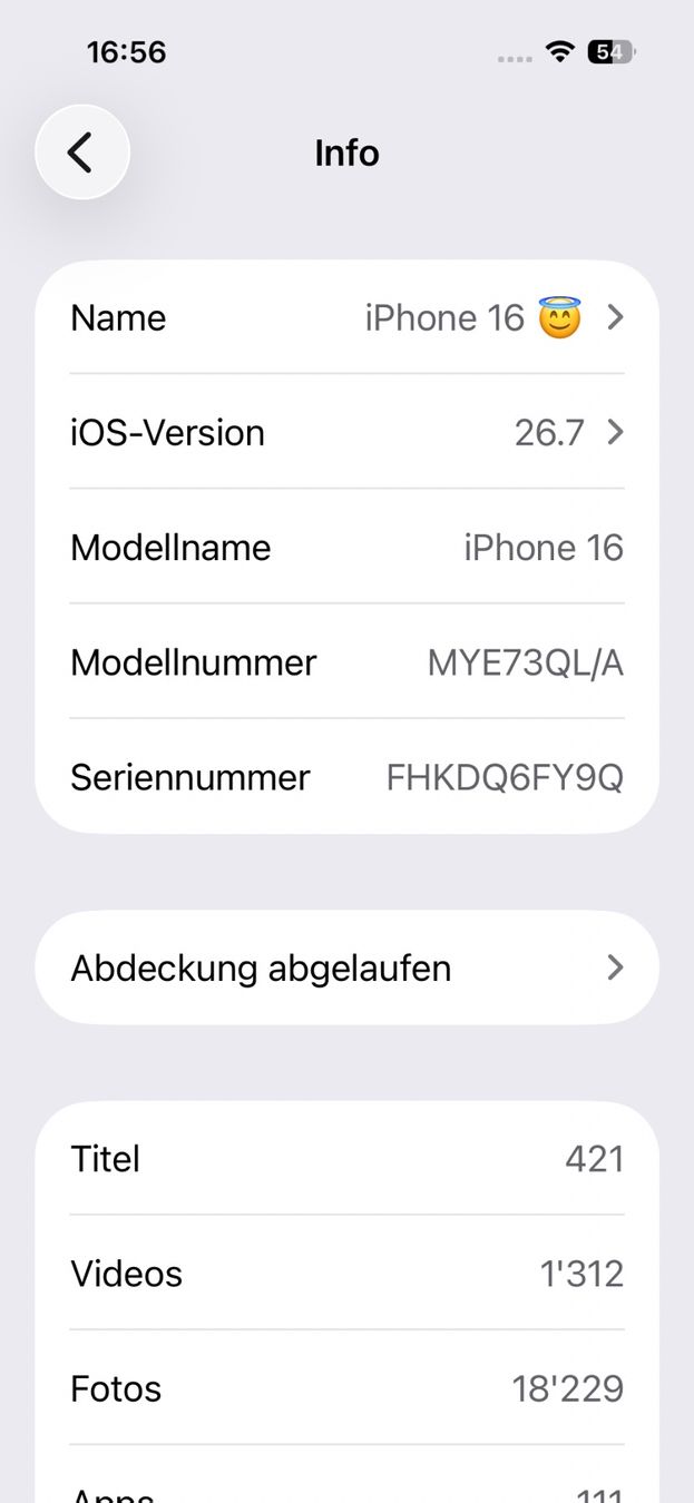 Apple Telefoni cellulari / Smartphones: iPhone 16 128 GB Black – Usato da Niederhasli venduto da Hapebe 2