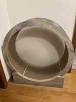 Katzenlaufrad PawHut Holz grau gebrauchter Zustand