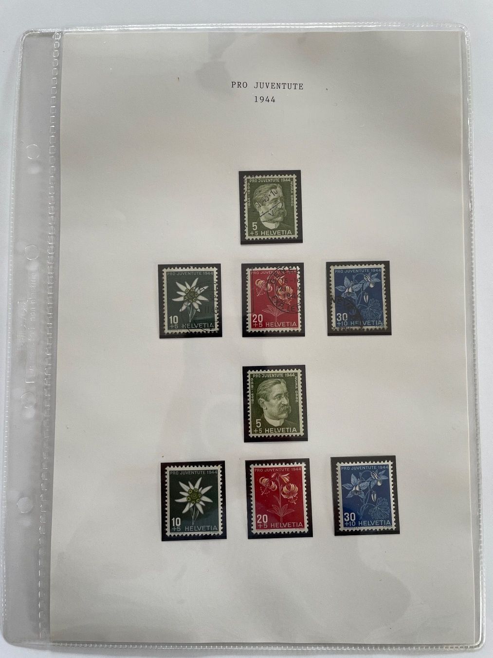 Tutti i francobolli: Antike Briefmarken Pro Juventute 1944 - 1952 – Usato da Adligenswil venduto da Treegarden