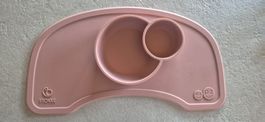 Stokke Trip trap EzpZ Silicone Placemat & Bowl Set - Pink - 