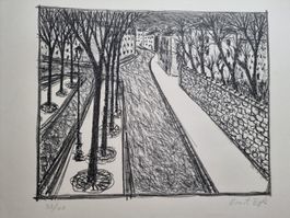 ERNST EGLI LITHOGRAPHIE SIGNIERT NUMMERIERT BLATT 33/40