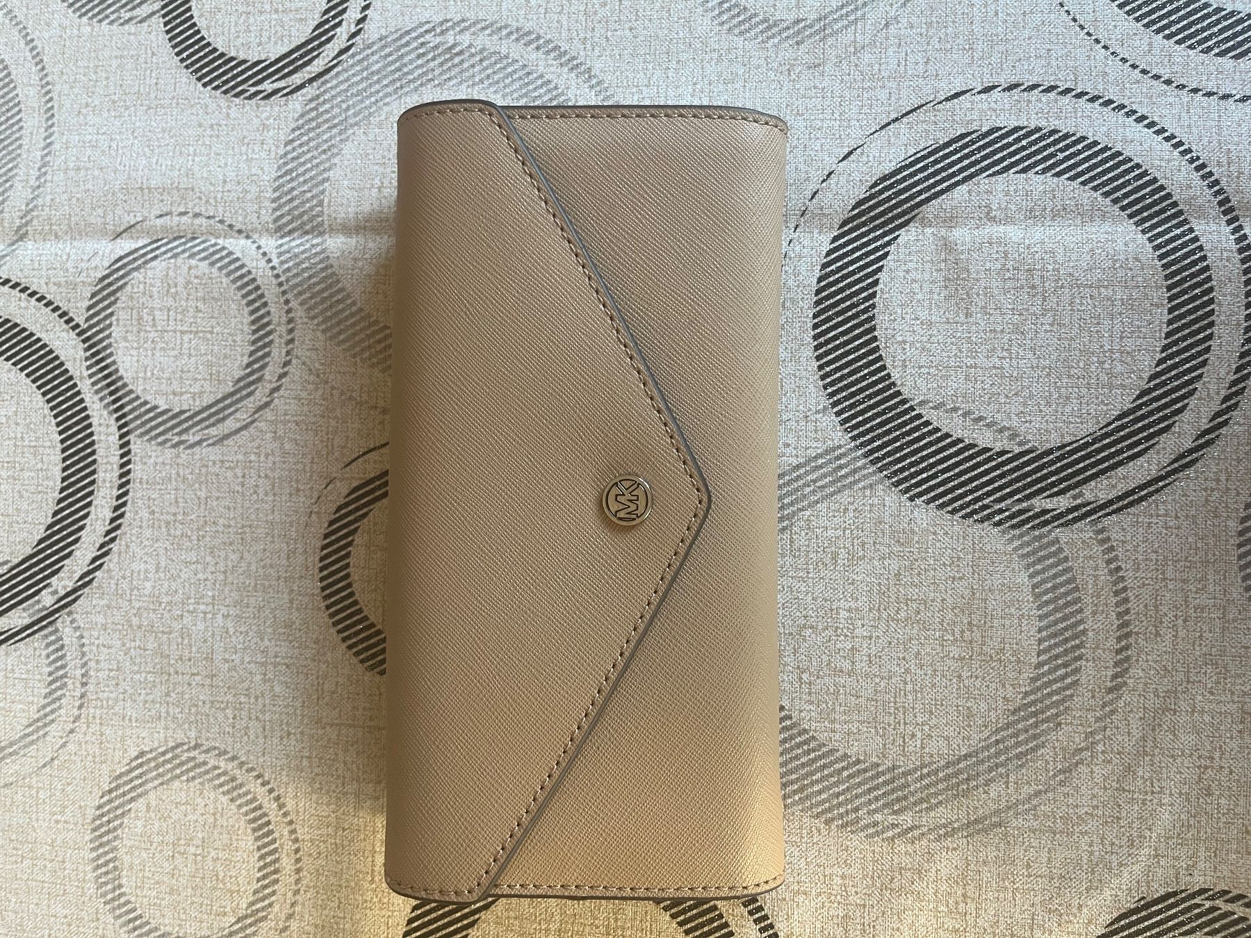 Michael Kors Portemonnaie: Portefeuille Michael Kors beige – Neu (gemäss Beschreibung) aus Fully von Sassa68