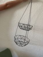 Paniers suspendus géométriques noirs