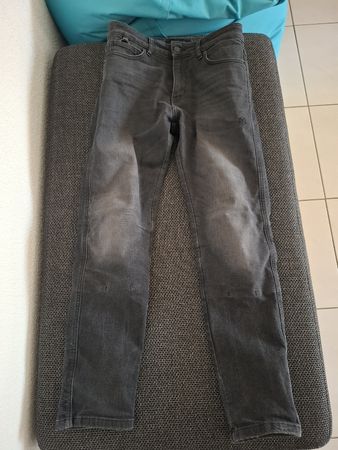 Pando Motorradjeans schwarz/dunkelgrau Gr. 30/32 gebraucht