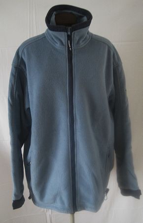 Hellblaue Fleece-Jacke (gefüttert, atmungsaktiv) Gr.42/44