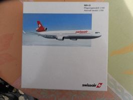 SWISSAIR MD-11 1:500 VON HERPA FLUGZEUGMODELL - FABRIKNEU OV