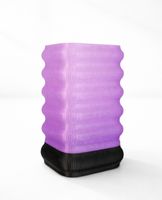 Design-Tischleuchte "Wave" (Sockel schwarz)