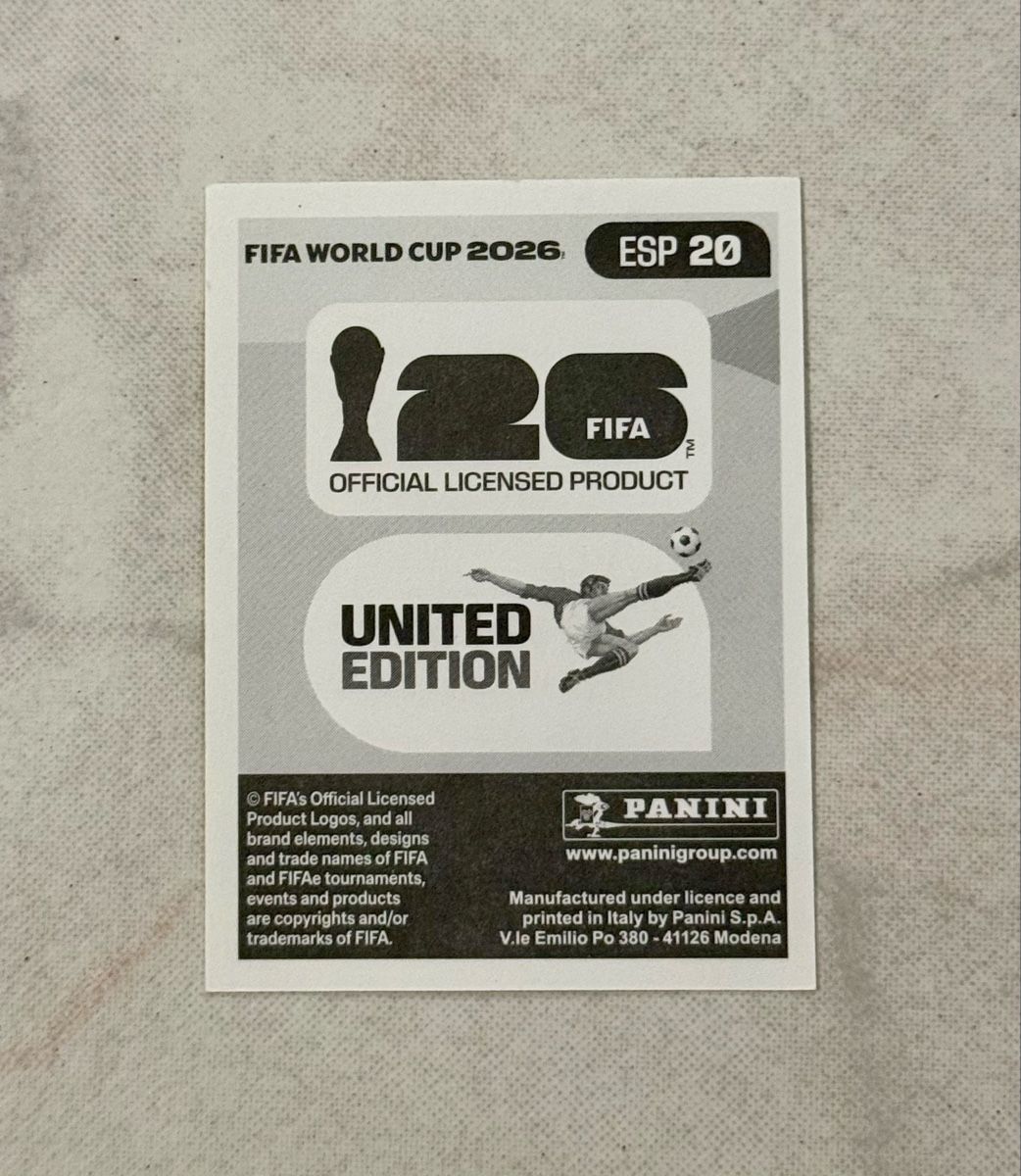 Panini Carte collezionabili: Panini WM 2026!!! ESP 20!!! – Nuovo (secondo la descrizione) da Oberentfelden venduto da NunoLouro 1