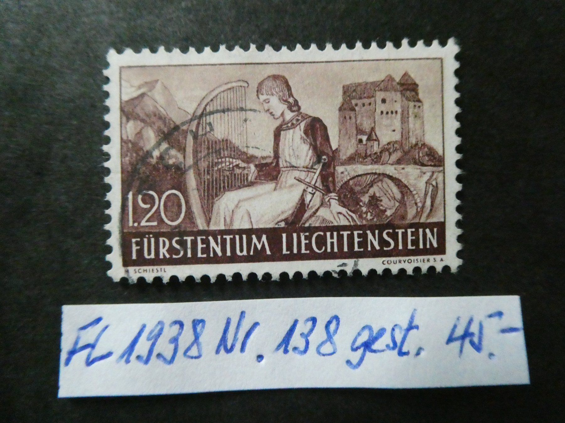 Tutti i francobolli: FL 1938 Nr. 138 gestempelt – Usato da Lausen venduto da Herbamare01