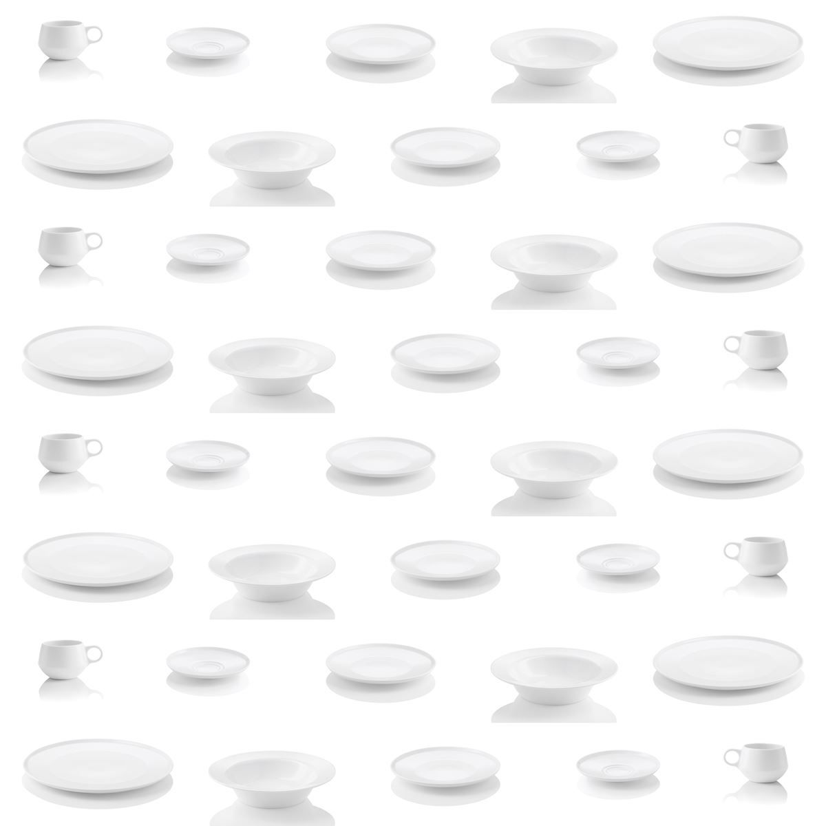 Set di piatti: ENSO 40 teiliges Geschirrset – Nuovo e nell'imballaggio originale da Wettingen venduto da kochshop