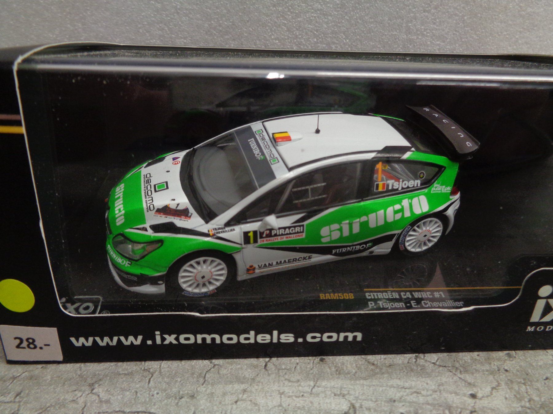 Citroën Modellautos: Ixo 1:43 Citroën C4 WRC Rallye 2011 – Gebraucht aus Reconvilier von rallycar