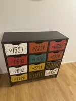 Kommode Metall Vintage Design 12 Schubladen guter Zustand