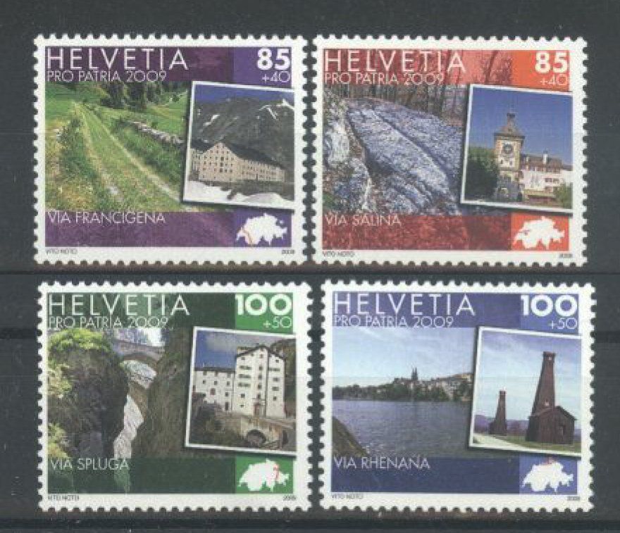 Tutti i francobolli: 2009, Pro Patria ** (2) – Usato da Willisau venduto da Vollstempel