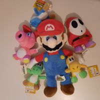 Plüschtiere Super Mario Figuren Set 7Stk.