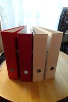 4 Stück Bundesordner 2x weiss, 2x rot