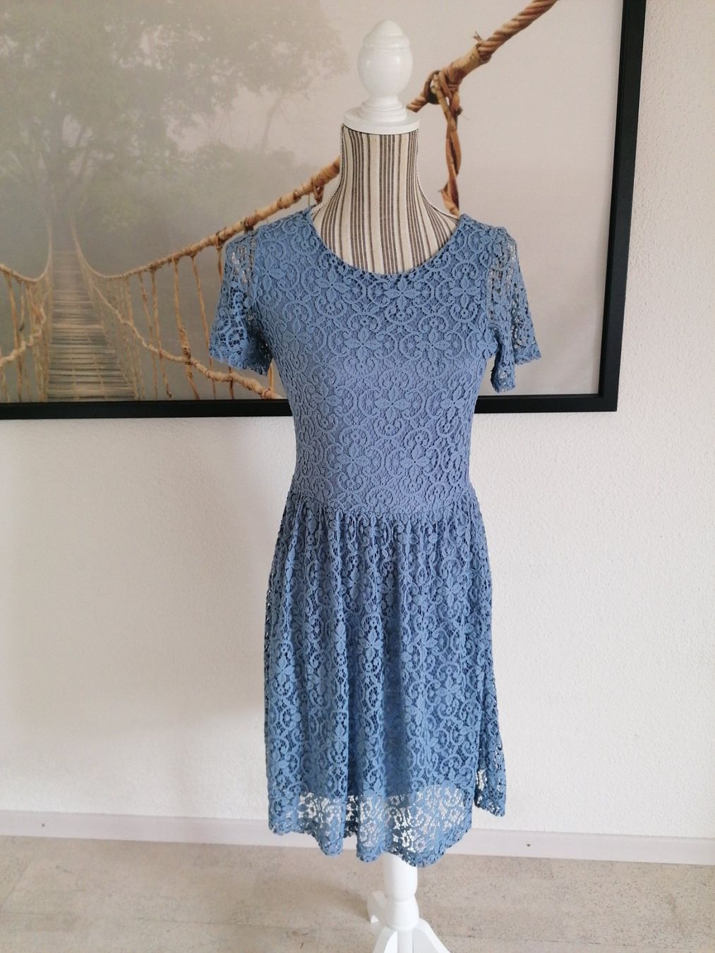 Esprit Vestiti: Esprit Kleid gr S stahlblau – Usato da Kaltbrunn venduto da Pitschifan