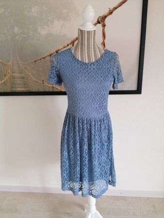 Esprit Kleid gr S stahlblau