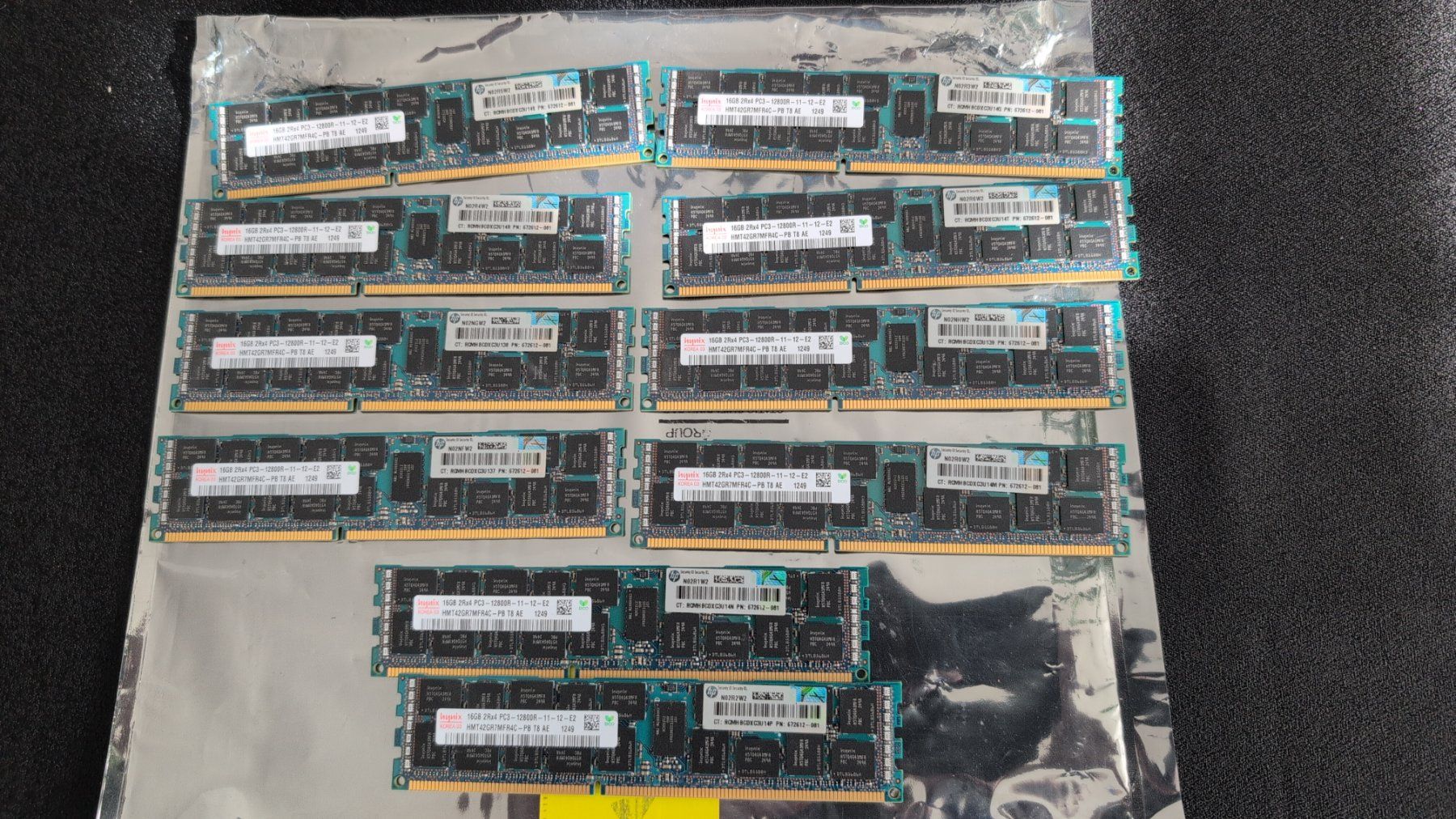 Hewlett Packard Memoria / RAM: 352GB HP ProLiant Server-RAM DDR3 ECC - 16/8/4 GB Module – Usato da Winterthur venduto da Tzen