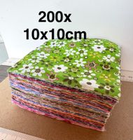 200 x patches Patchwork Stoffe   top  für Quilt  10 x 10 cm