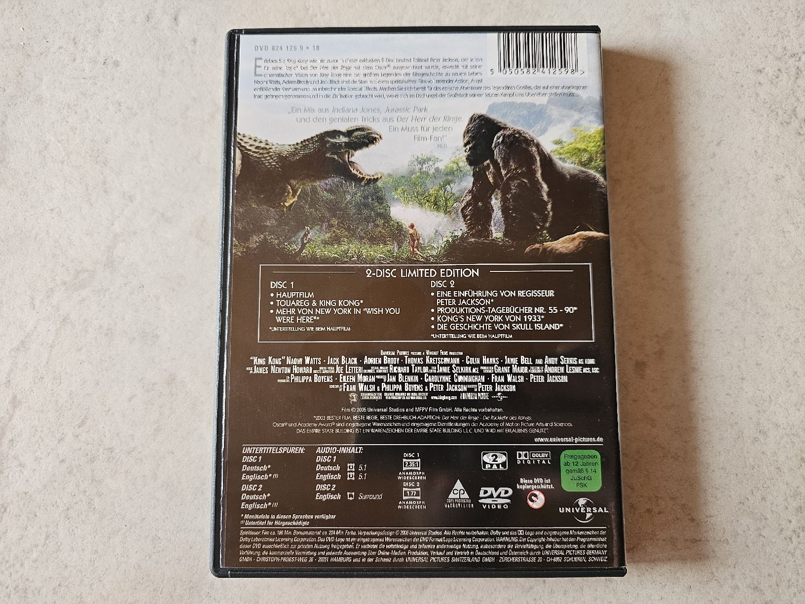 Tutti i DVDs: King Kong  -  2 Disc Limited Edition – Usato da Schneisingen venduto da backstore24 1