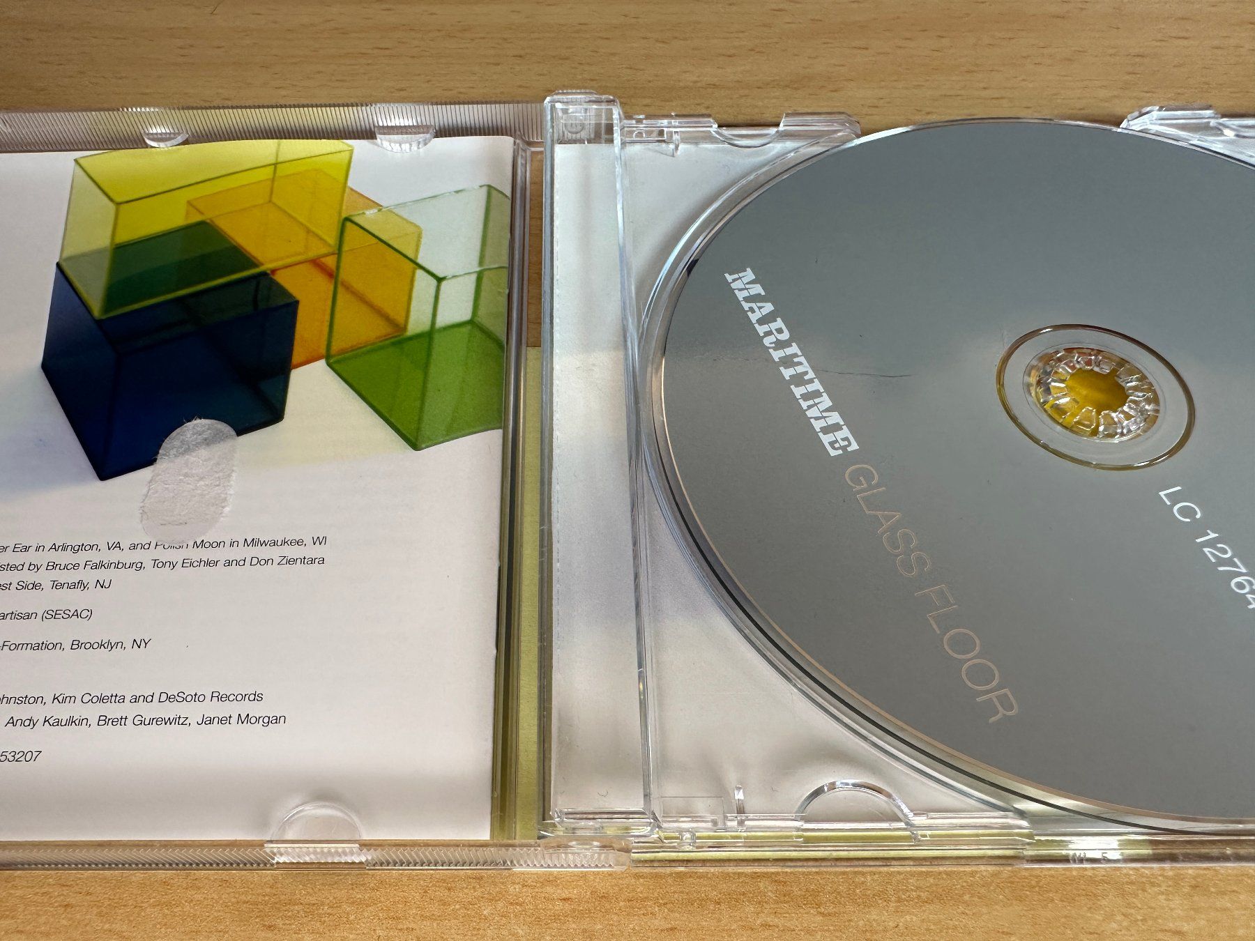 CD: Maritime – Glass Floor – Usato da Rikon im Tösstal venduto da Alpenmutz 2