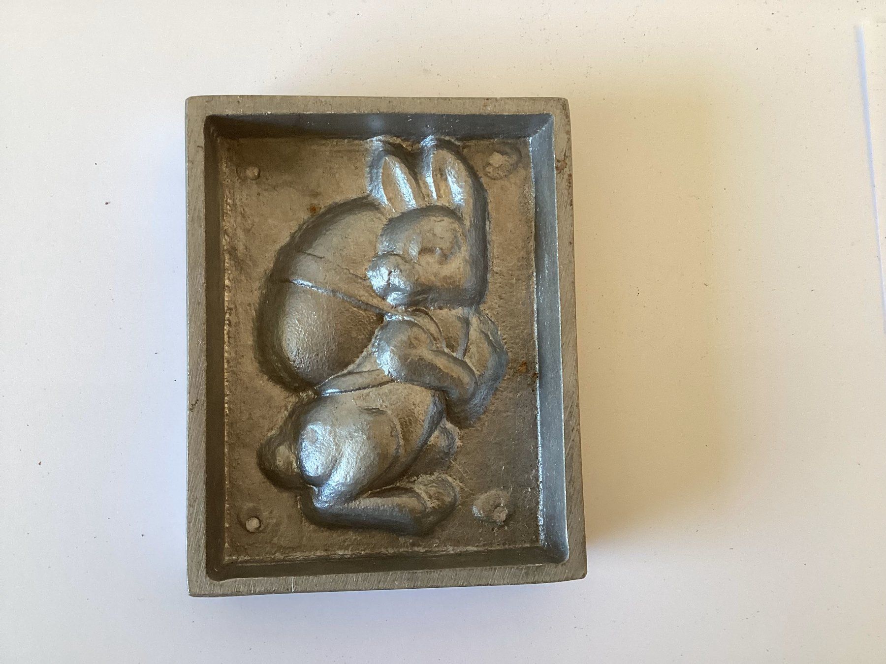 Teglie da forno: Antike Giessform Osterhase – Usato da Bad Zurzach venduto da stevemc 1